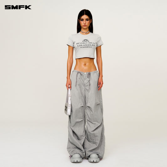 FUTURE STORM Outdoor Wide-Leg Cargo Pants Ash Gray