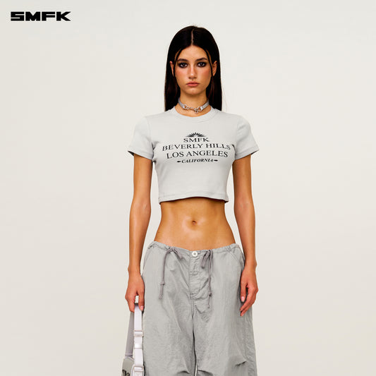 FUTURE STORM Outdoor Wide-Leg Cargo Pants Ash Gray
