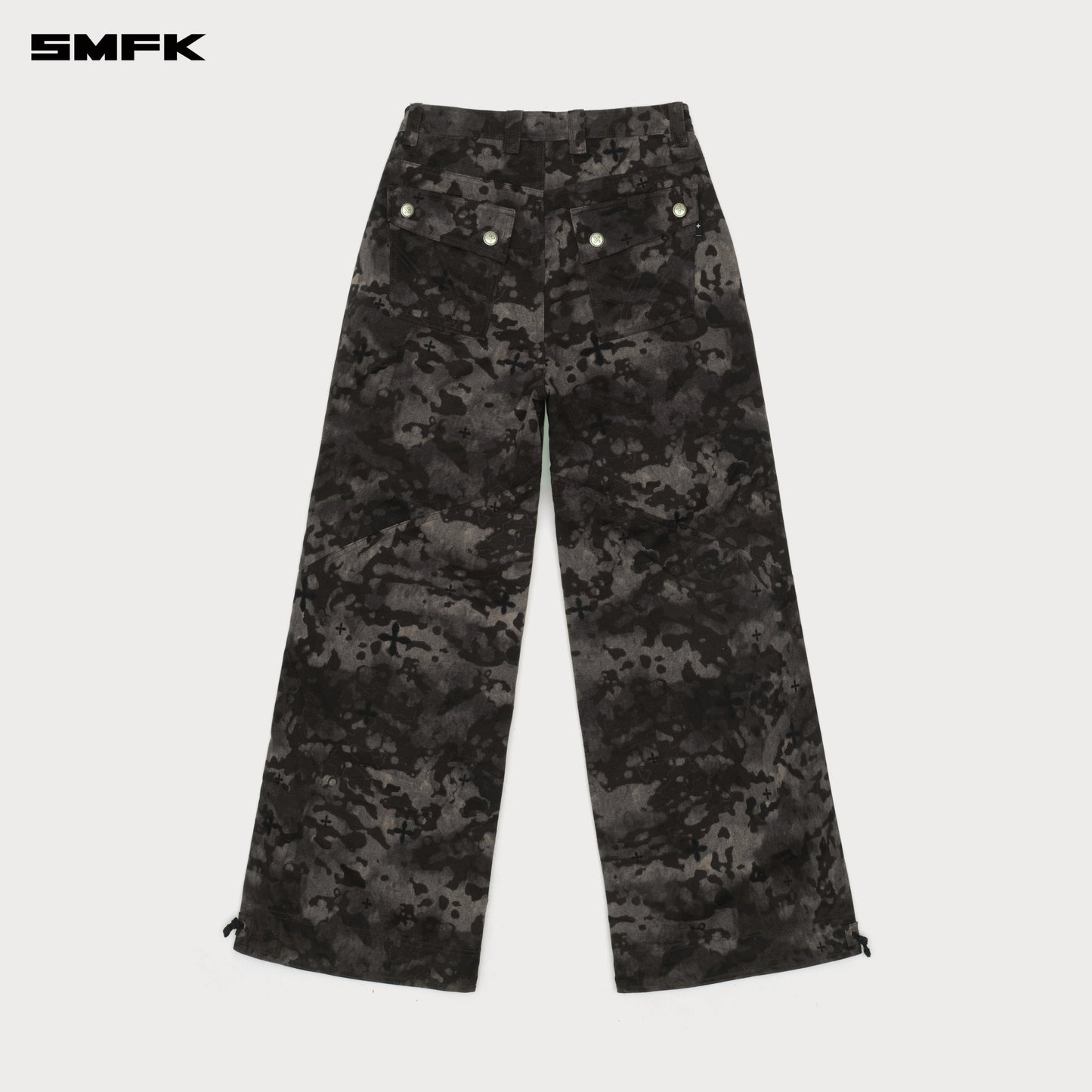 COMPASS Black Camouflage Garden Hiking Pants Shadow Garden Camo