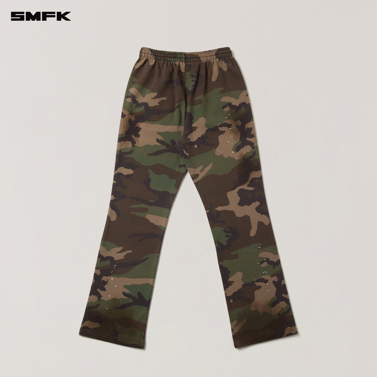 COMPASS MODE CAMO STRAIGHT SPORTS PANTS Army Green Camouflage