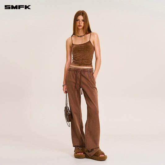 COMPASS MODE STRAIGHT SPORTS PANTS Wild Horse Brown