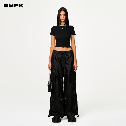 FUTURE LIGHTNING Wide-Leg Sweatpants Lightning Black