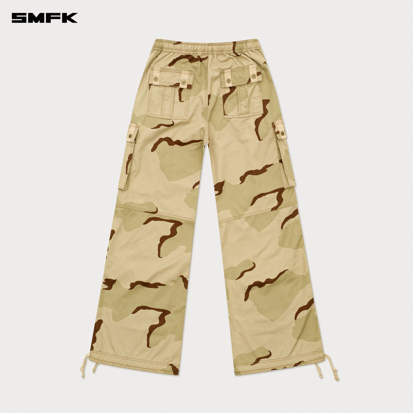 FUTURE LIGHTNING Camouflage Wide-Leg Sweatpants Desert Storm Camo