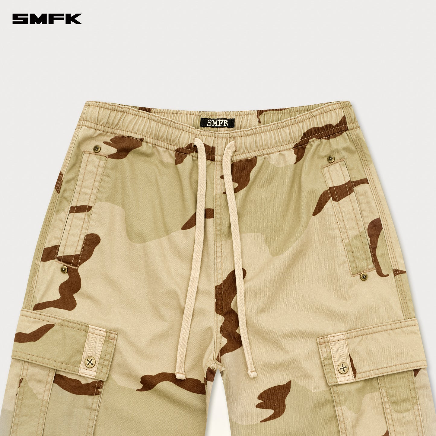 FUTURE LIGHTNING Camouflage Wide-Leg Sweatpants Desert Storm Camo