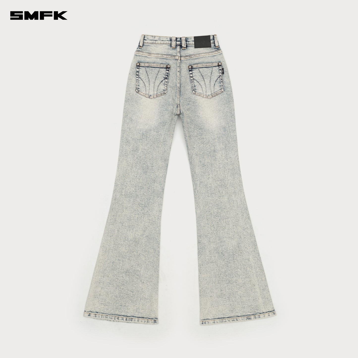 COMPASS Classic Flared Jeans Snow Blossom