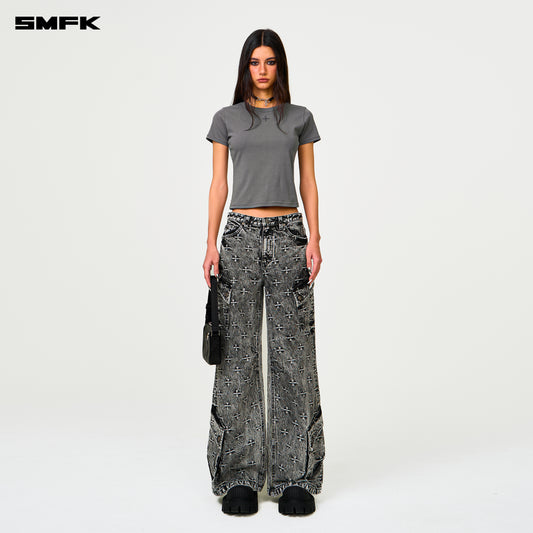 FUTURE MIRAGE Interstellar Sailing Jeans Storm Garden (Gray)