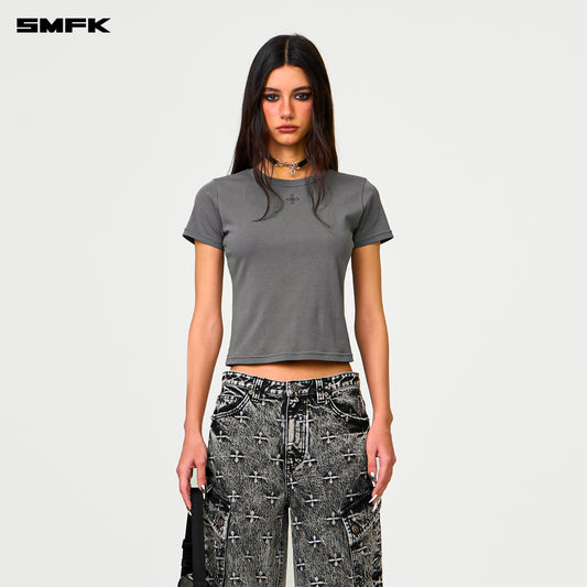 FUTURE MIRAGE Interstellar Sailing Jeans Storm Garden (Gray)
