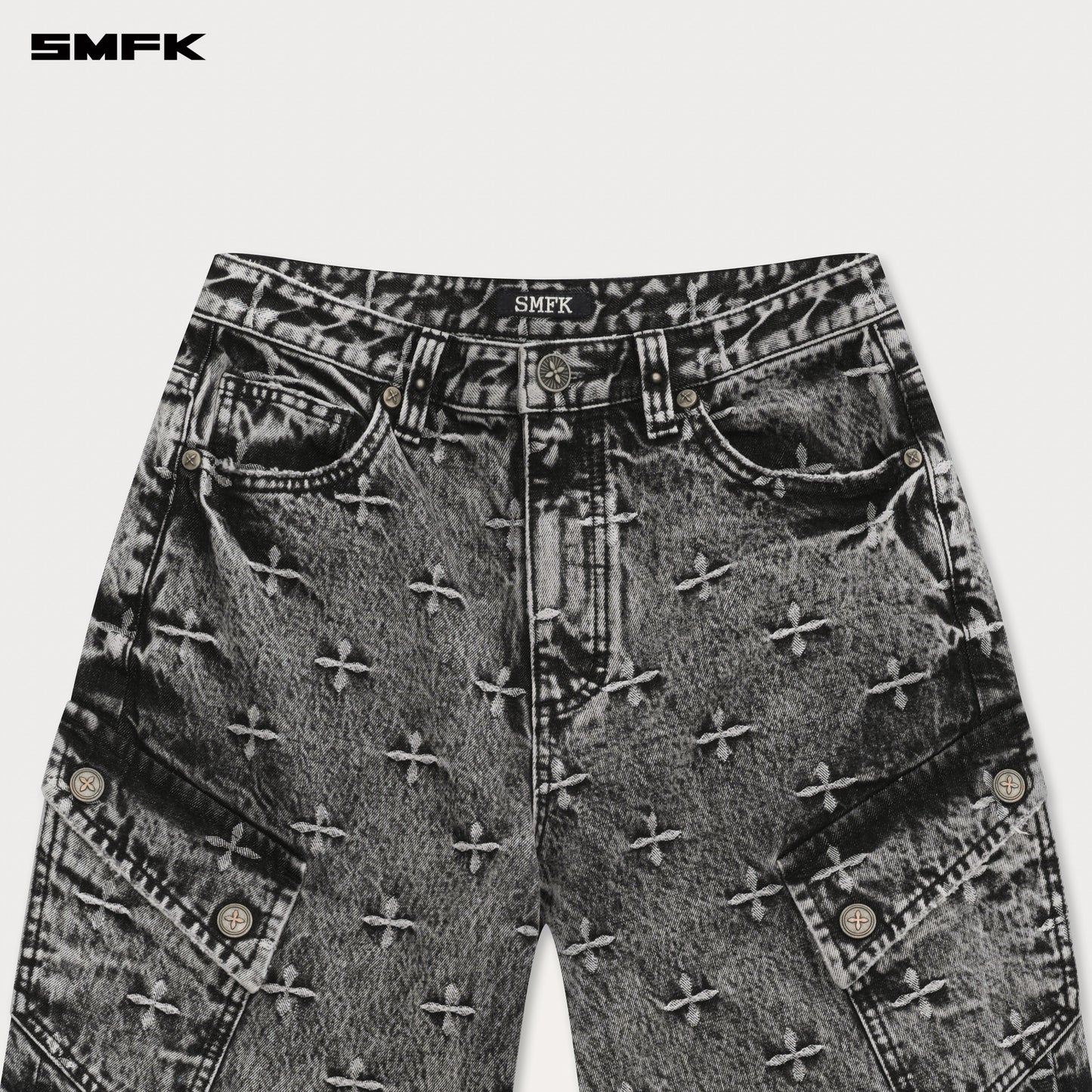 FUTURE MIRAGE Interstellar Sailing Jeans Storm Garden (Gray)