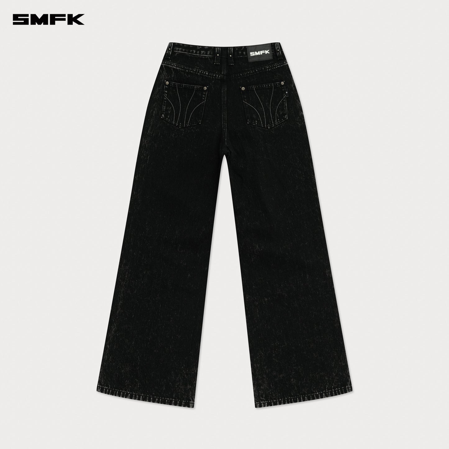 COMPASS Classic Wide-Leg Jeans Onyx Denim