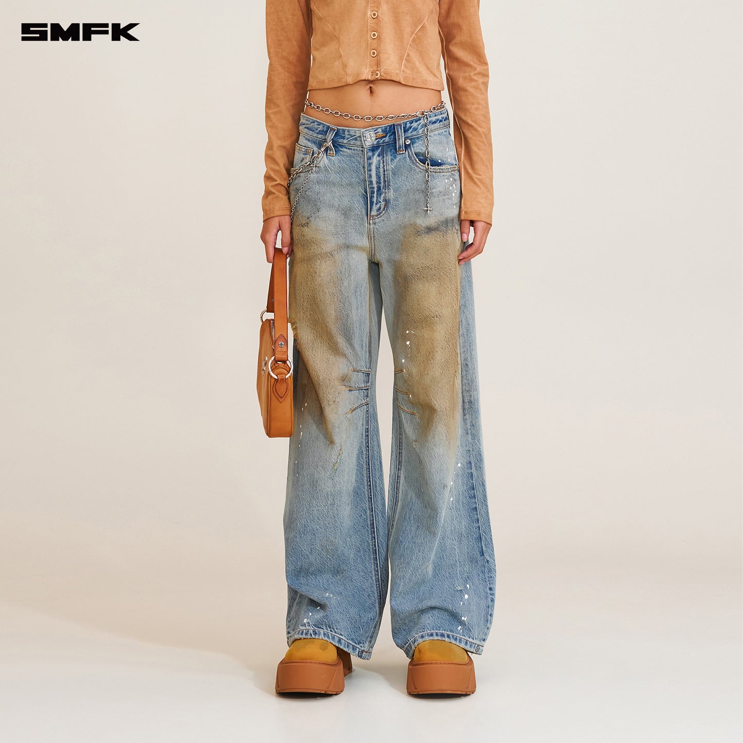 COMPASS WILD ORIGIN TOWER Denim Pants Indigo Denim