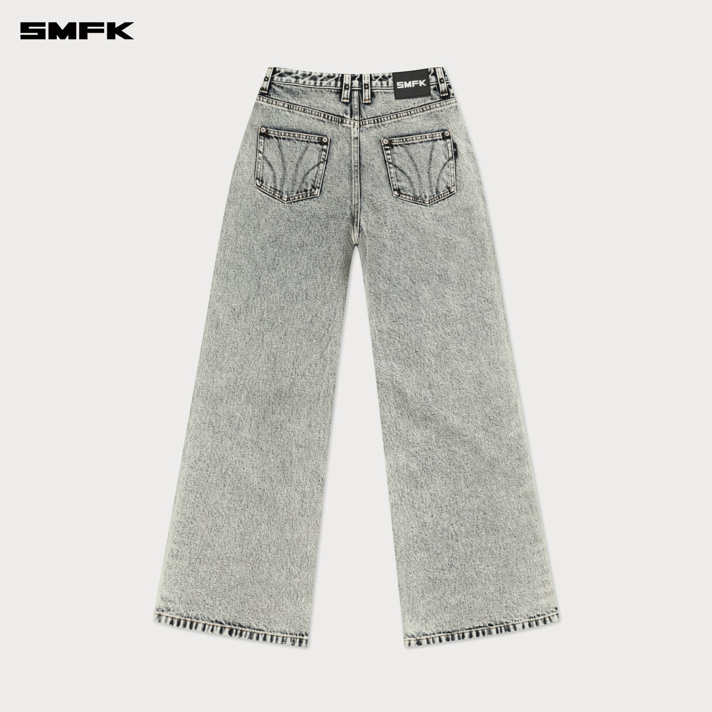 COMPASS Classic Wide-Leg Jeans Snow Blossom