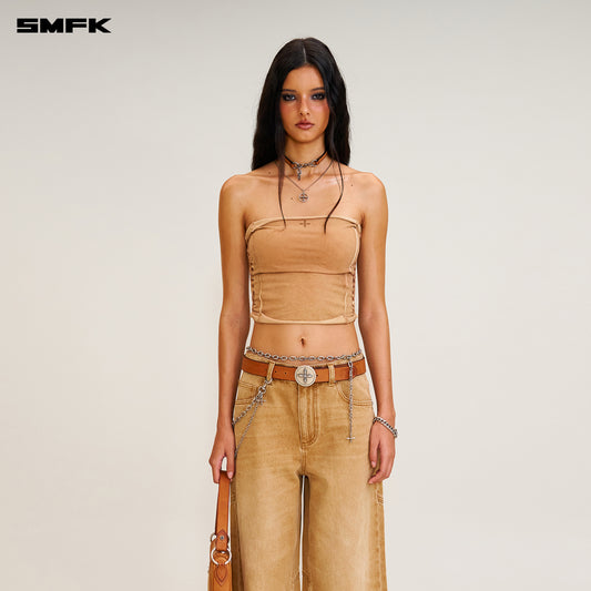 COMPASS MODE TOWER Denim Pants Grassland Khaki