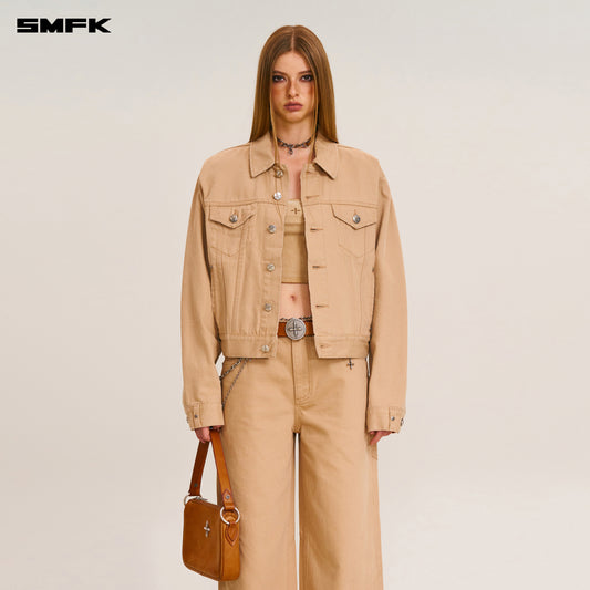 COMPASS MODE TOWER DENIM PANTS Sandy Khaki