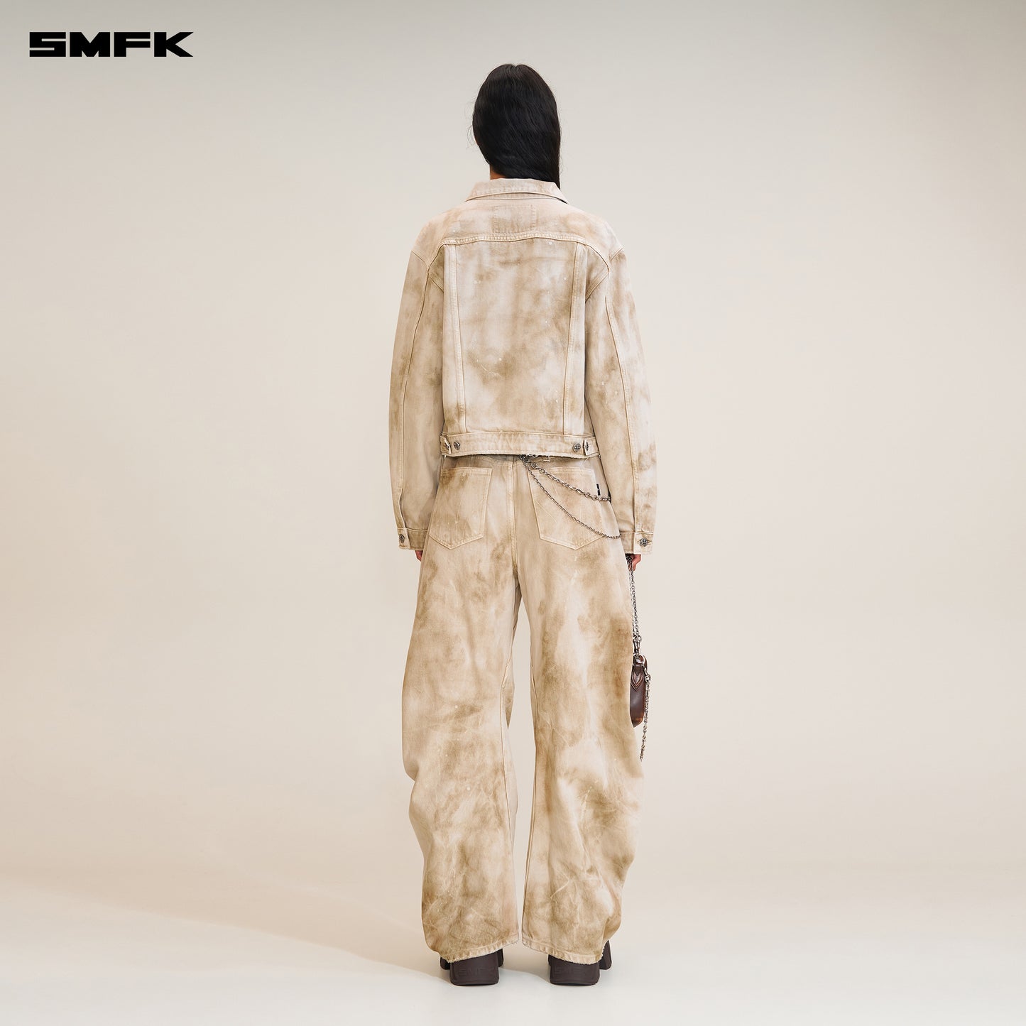 RAGE WILD ARC Denim Pants Wild Brown
