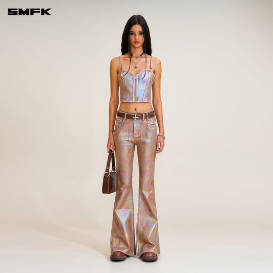 RAGE WILD HURRICANE FANTASY Handcraft Flared Denim Pants Fantasy Land