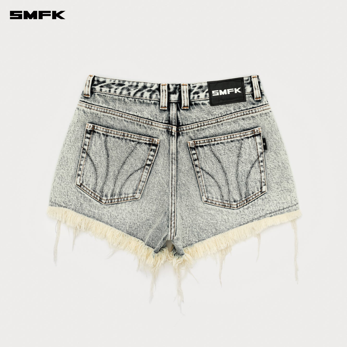 COMPASS Classic Wild Denim Shorts Snow Blossom