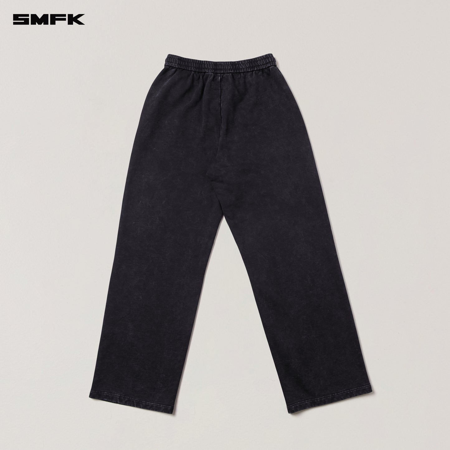 VINTAGE-SAVAGE LOOSE SPORTS PANTS/FADE DYE Wilderness Black
