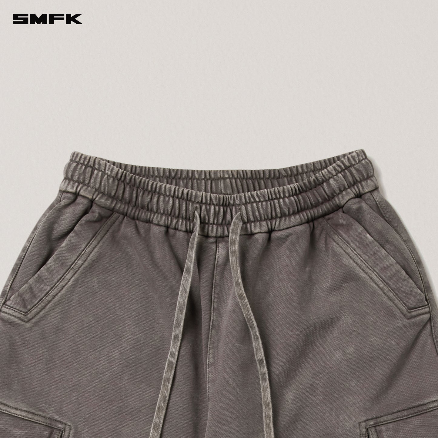 VINTAGE-SAFARI LOOSE SPORTS PANTS/FADE DYE Wild Brown