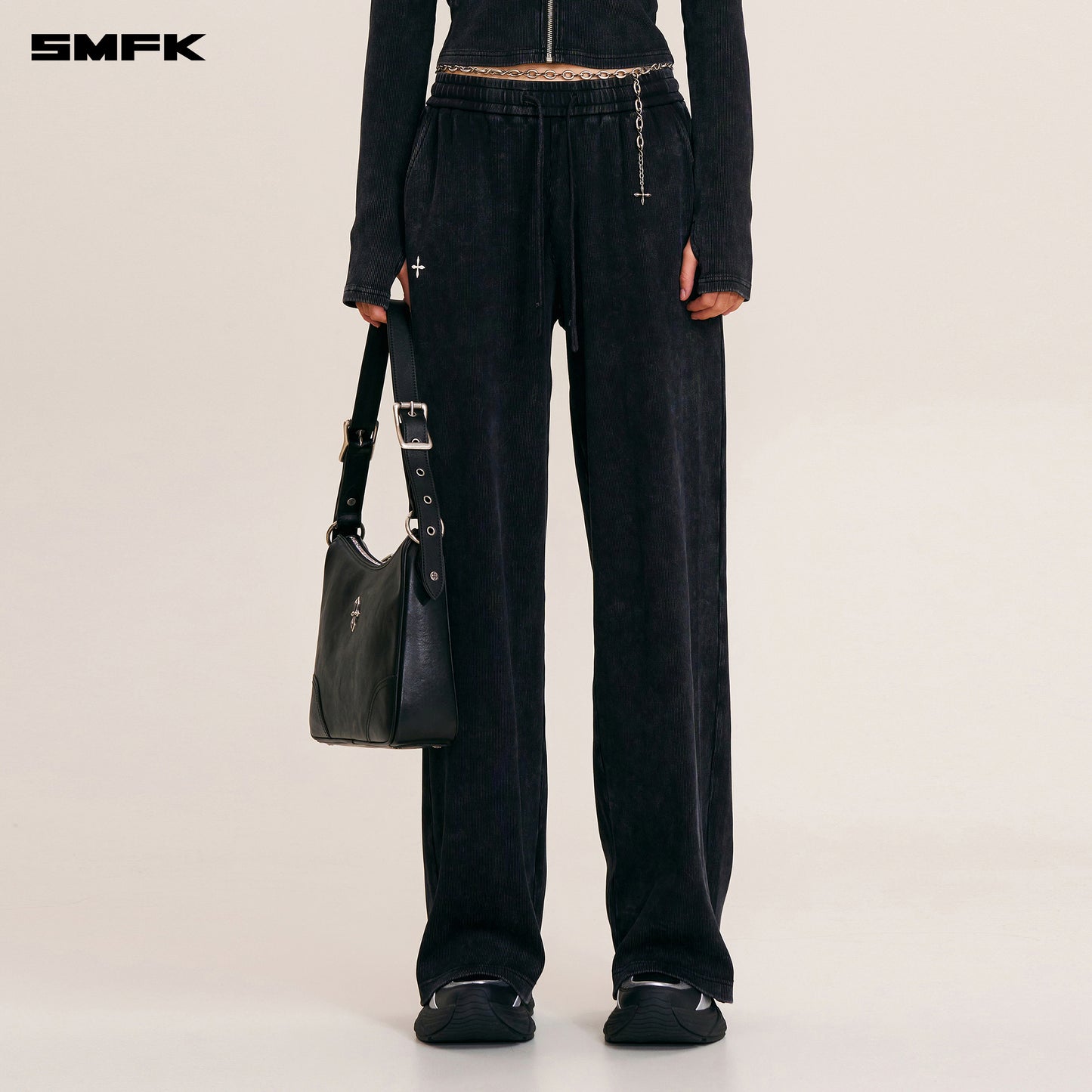 VINTAGE-SAVAGESTRAIGHTSPORTSPANTS/FADEDYE Wilderness Black
