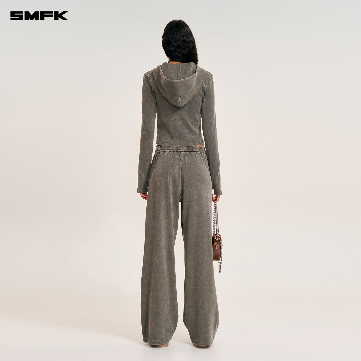 VINTAGE-SAVAGESTRAIGHTSPORTSPANTS/FADEDYE Wild Brown