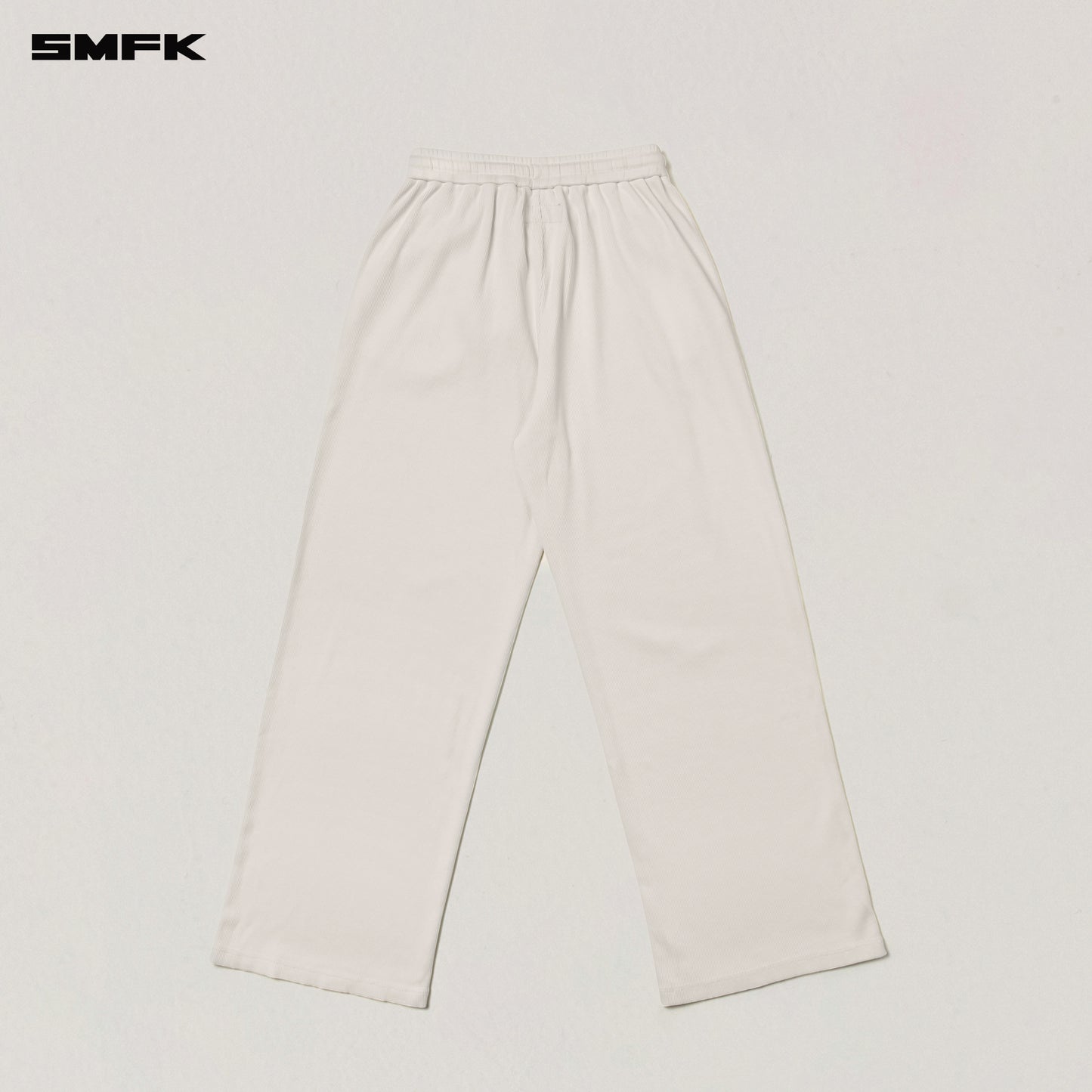 VINTAGE-SAVAGE STRAIGHT SPORTS PANTS/FADE DYE Alpine White