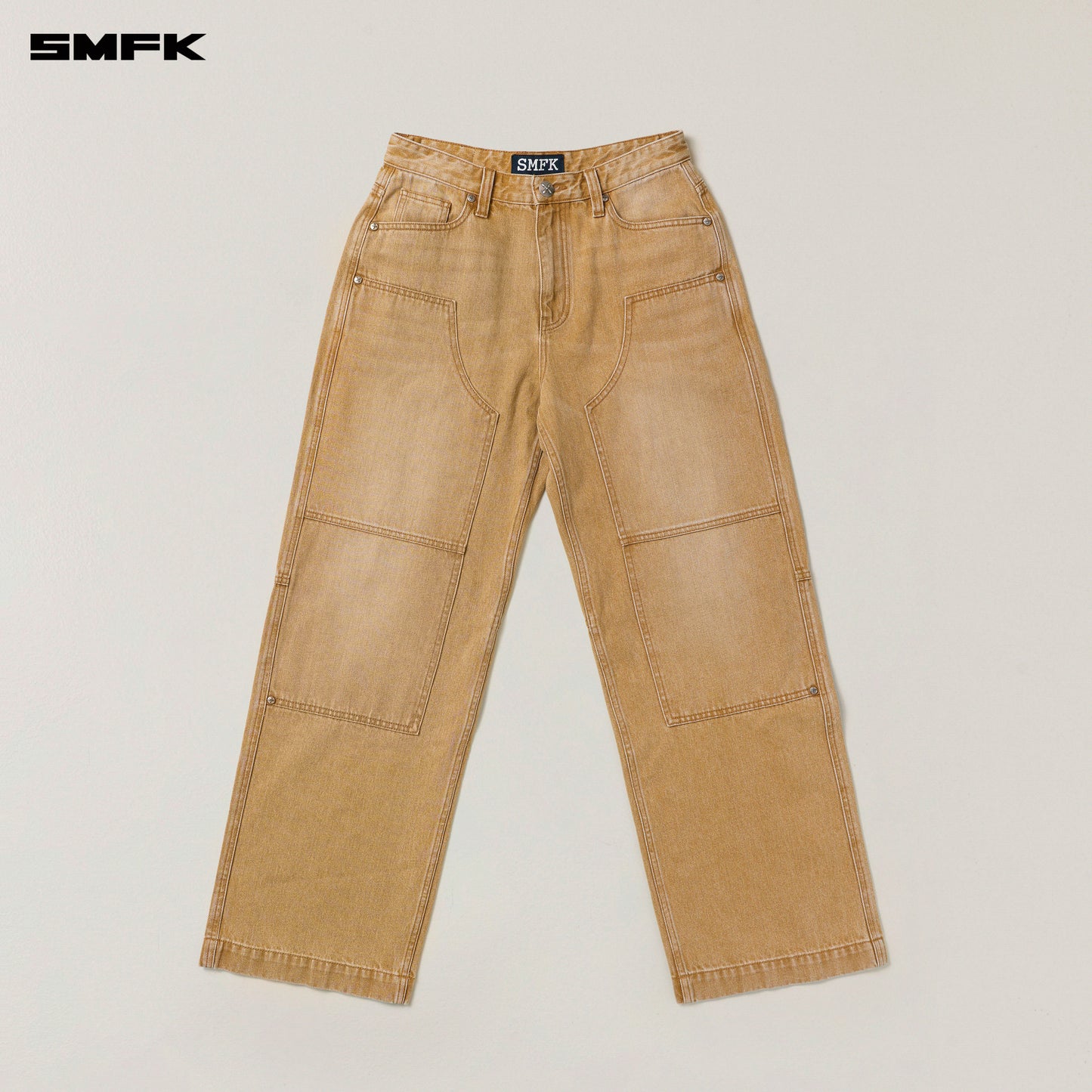 COMPASS RETRO Loose Cargo Pants Wild Cowboy Brown