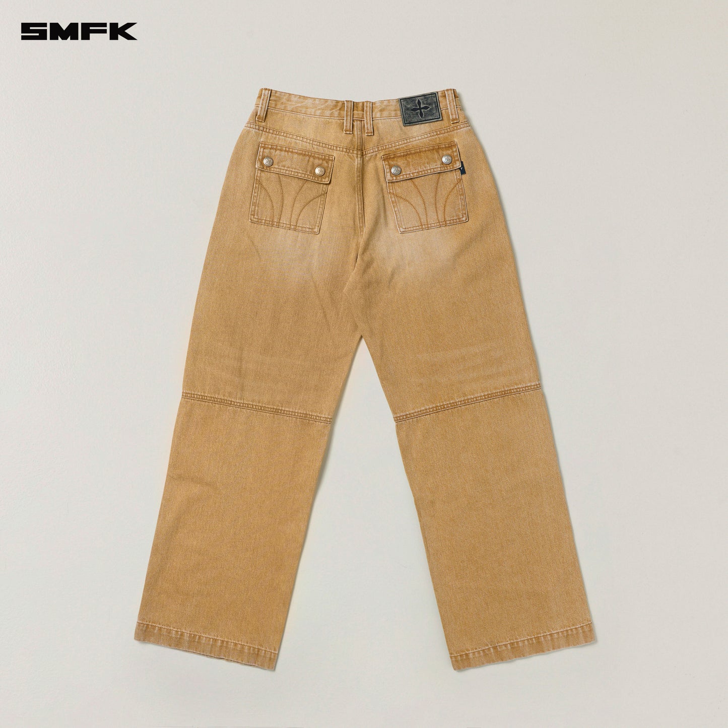 COMPASS RETRO Loose Cargo Pants Wild Cowboy Brown