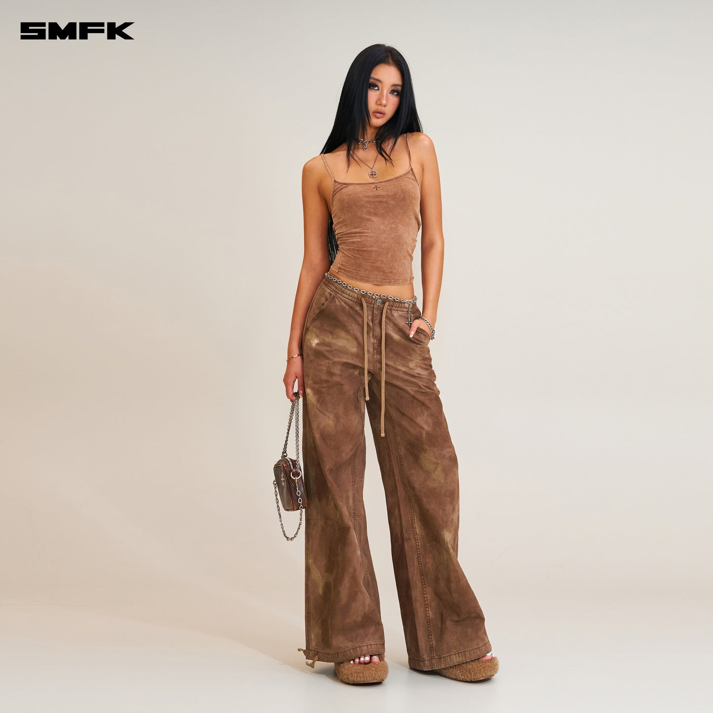 RAGE WILD ORIGIN HANDCRAFT TOWER Sports Cargo Pants Wild Horse Brown