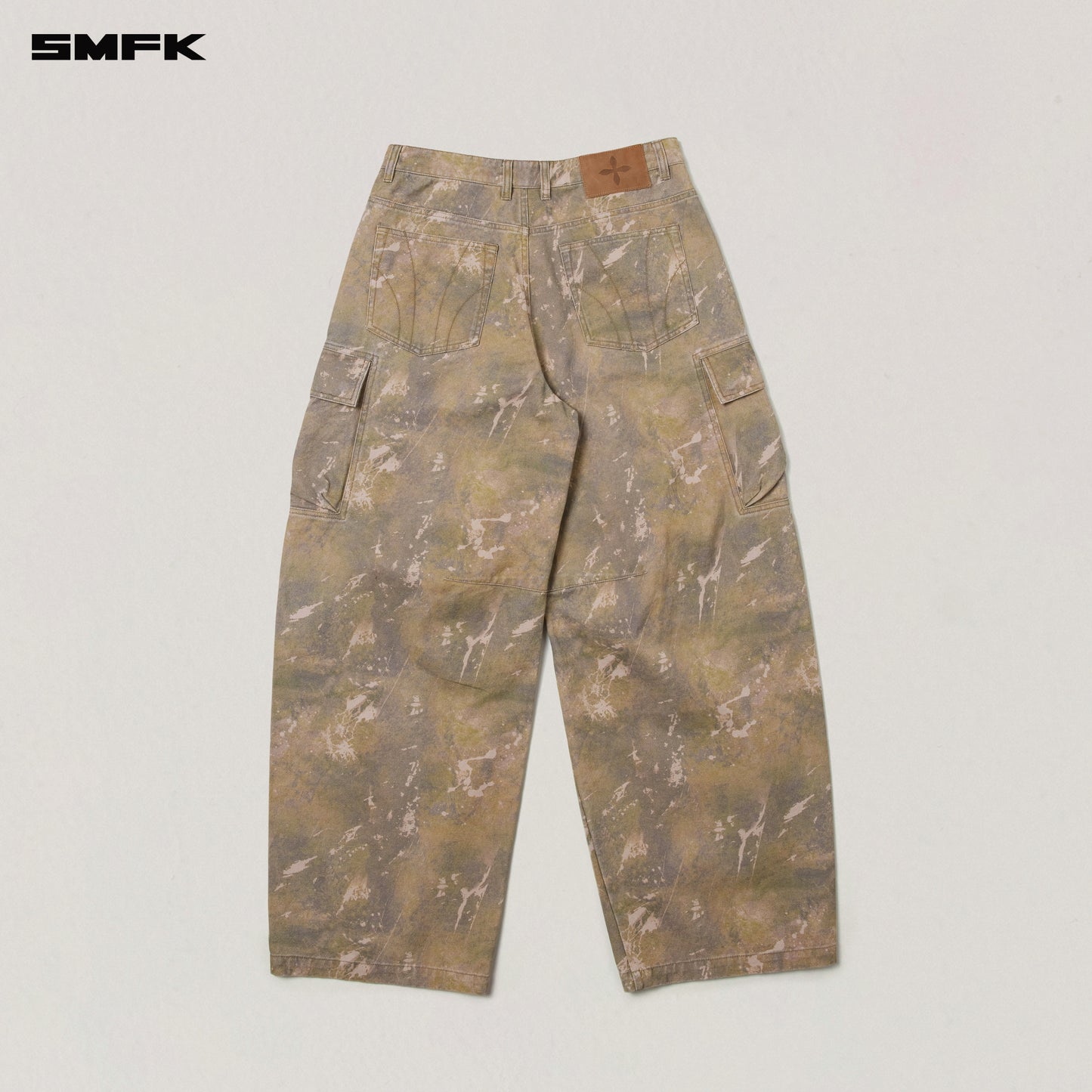 VINTAGE-STORM ONE CUT ARC CARGO PANTS/FADE DYE Hurricane  Camouflage