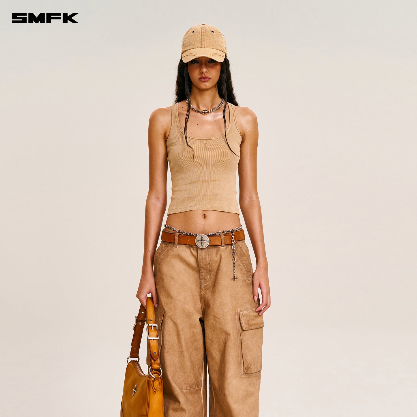 VINTAGE-STORM ONE CUT ARC CARGO PANTS/FADE DYE
 Fading Desert