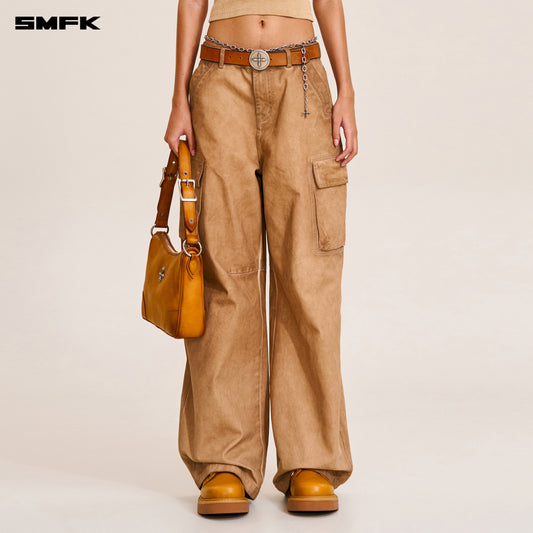 VINTAGE-STORM ONE CUT ARC CARGO PANTS/FADE DYE
 Fading Desert