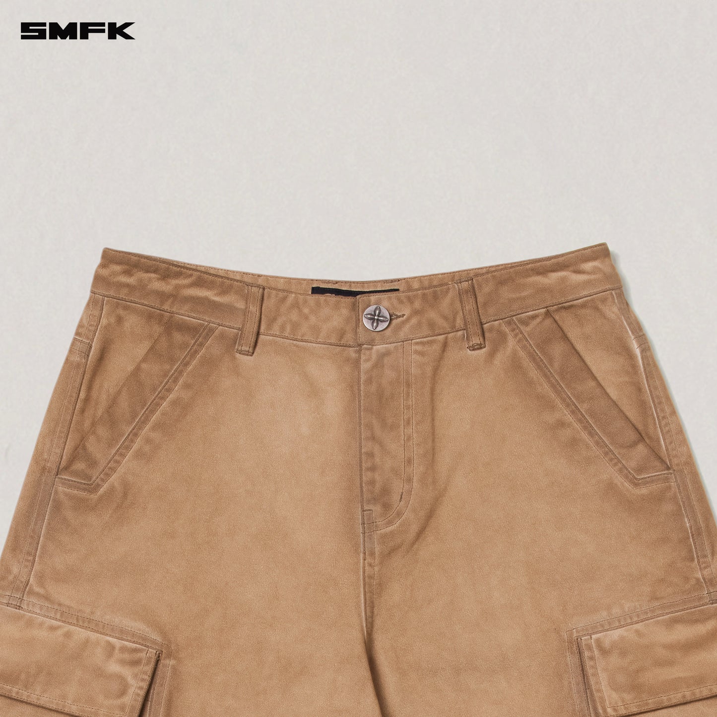 VINTAGE-STORM ONE CUT ARC CARGO PANTS/FADE DYE
 Fading Desert