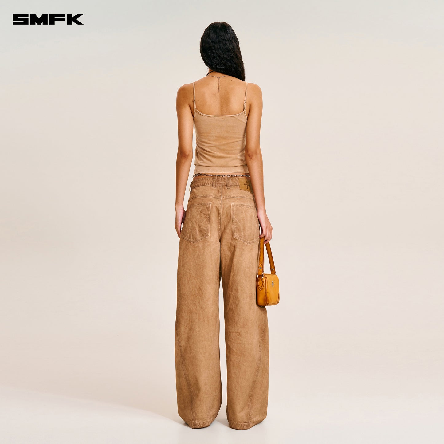 VINTAGE-STORM SPIRAL ARC CARGO PANTS/FADE DYE Fading Desert