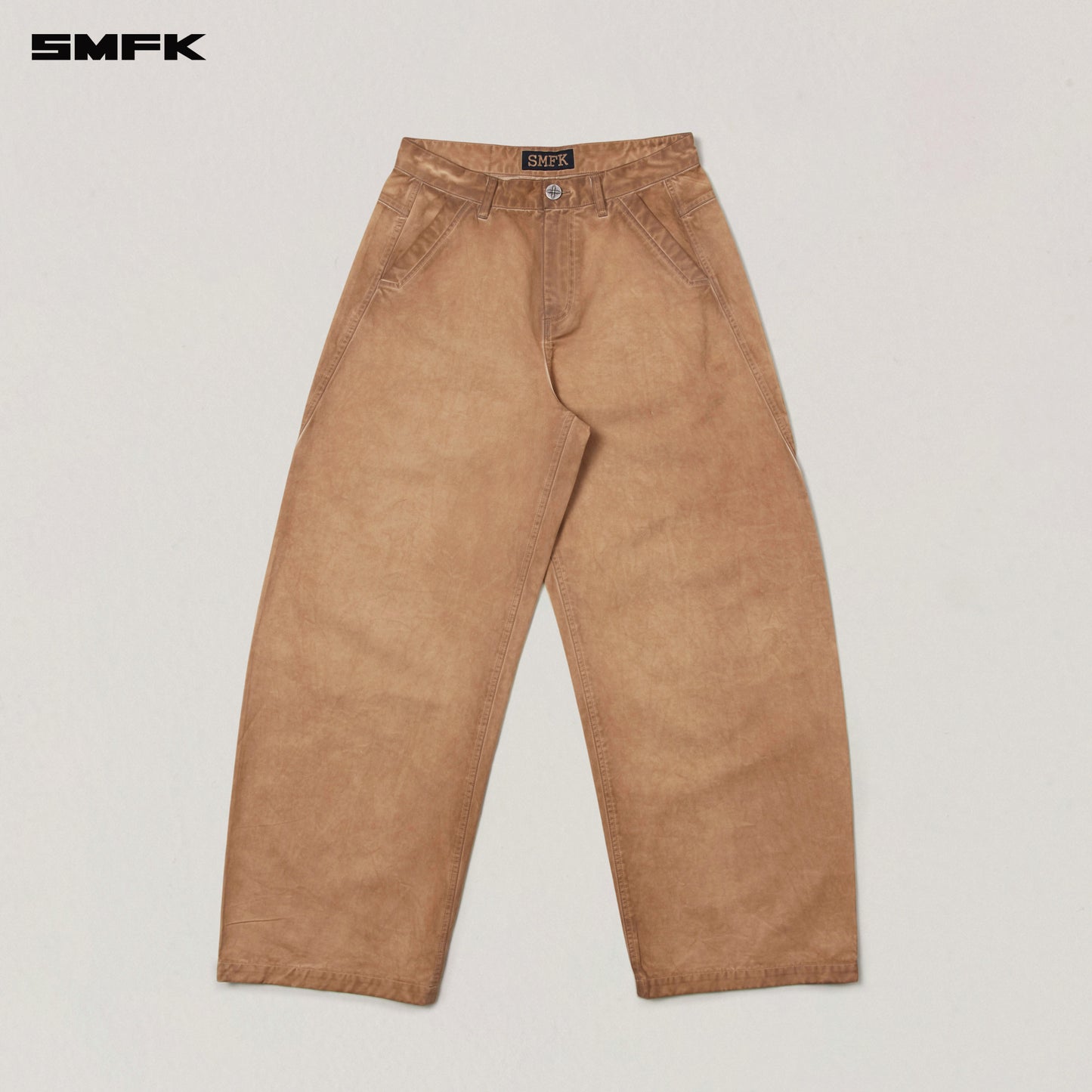 VINTAGE-STORM SPIRAL ARC CARGO PANTS/FADE DYE Fading Desert