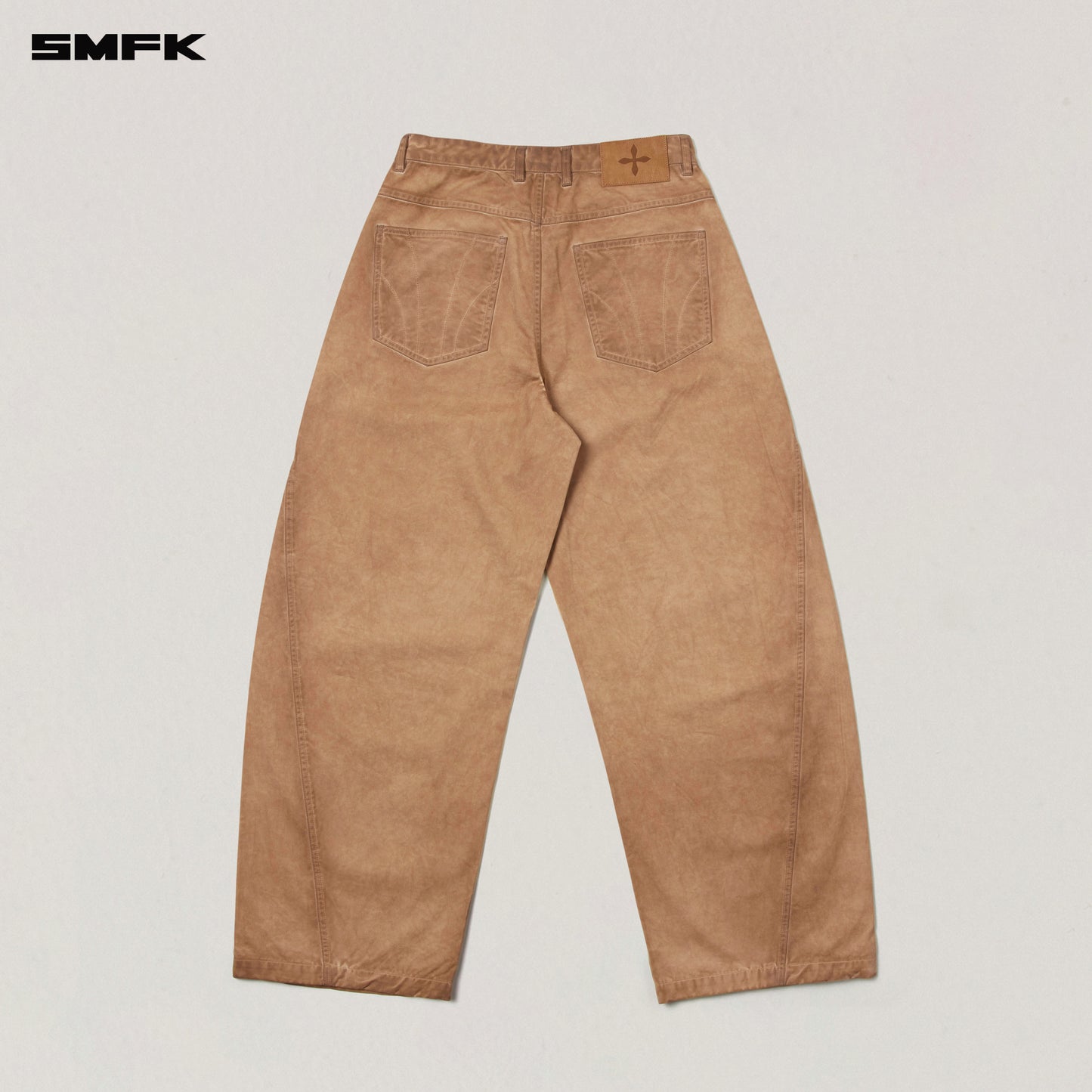 VINTAGE-STORM SPIRAL ARC CARGO PANTS/FADE DYE Fading Desert