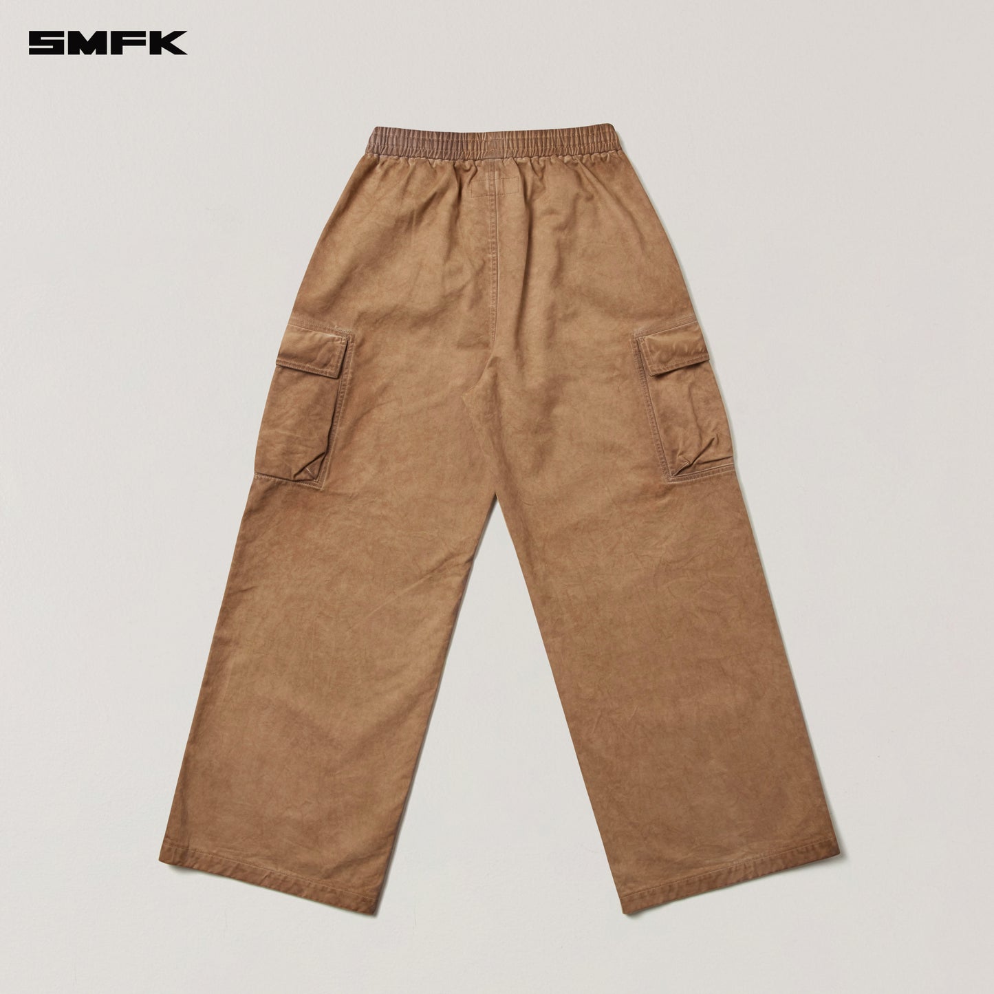 VINTAGE-STORM LOOSE SPORTS CARGO PANTS/FADE DYE Fading Desert