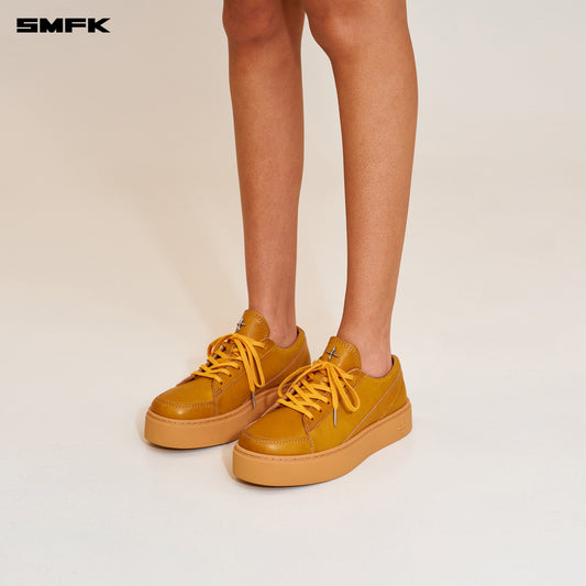 COMPASS ORIGIN Leather Sneaker Low Grassland Khaki