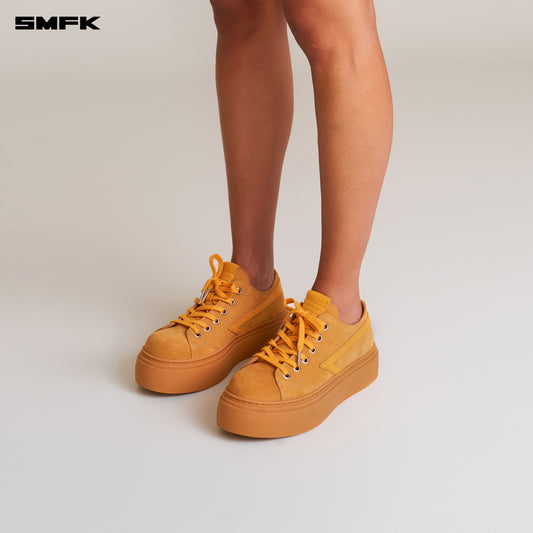 COMPASS Meteor Suede Leather Sneaker Ginger
