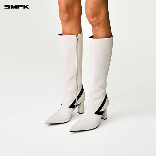 COMPASS METEOR High-heeled Boots Alpine White