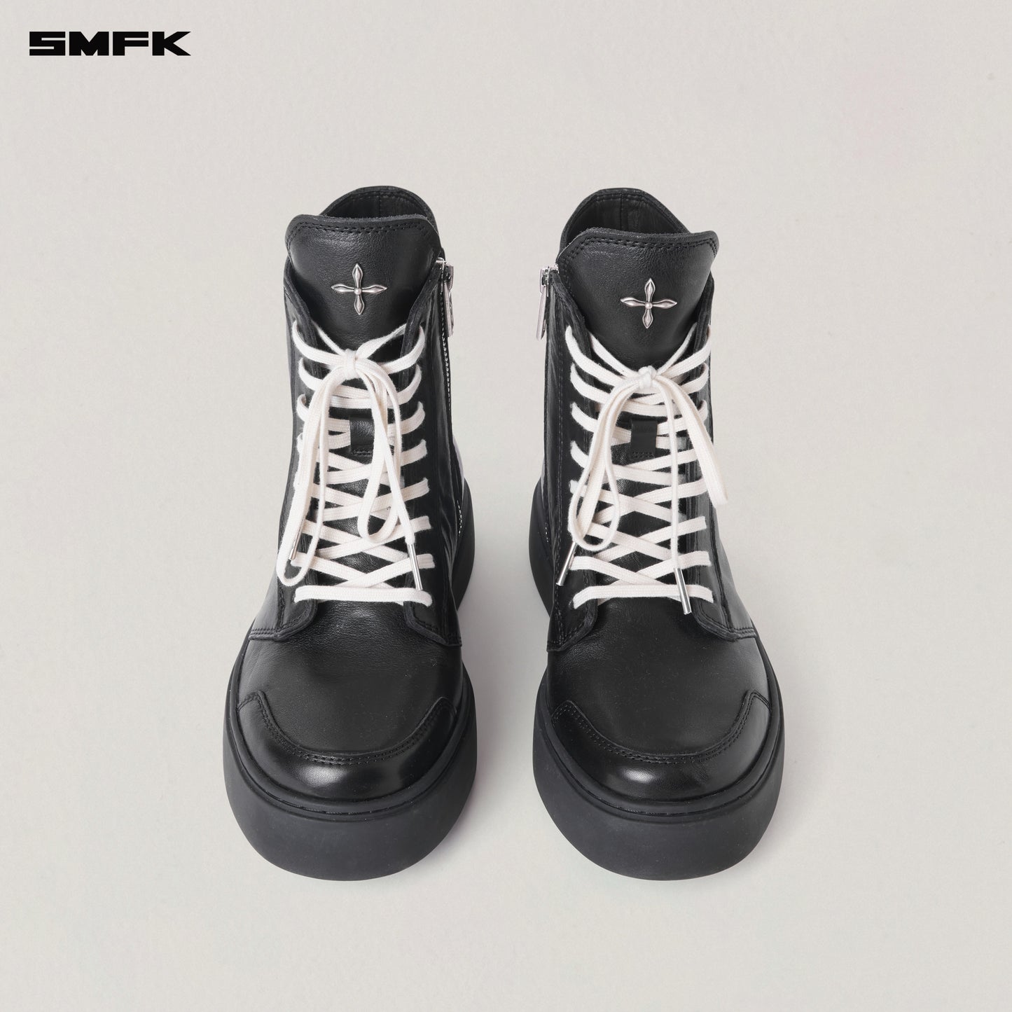 COMPASS RUSH LEATHER SNEAKER/HIGH Wilderness Black