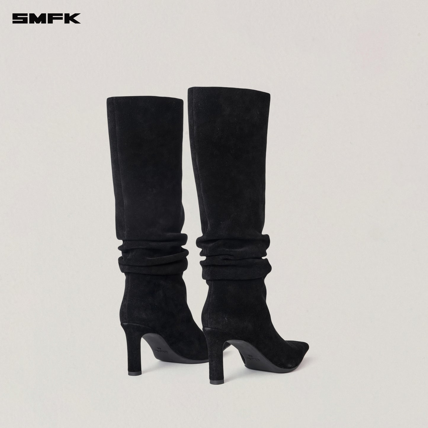 RAGE WILD HURRICANE LEATHER HIGH-HEEL BOOTS Wilderness Black