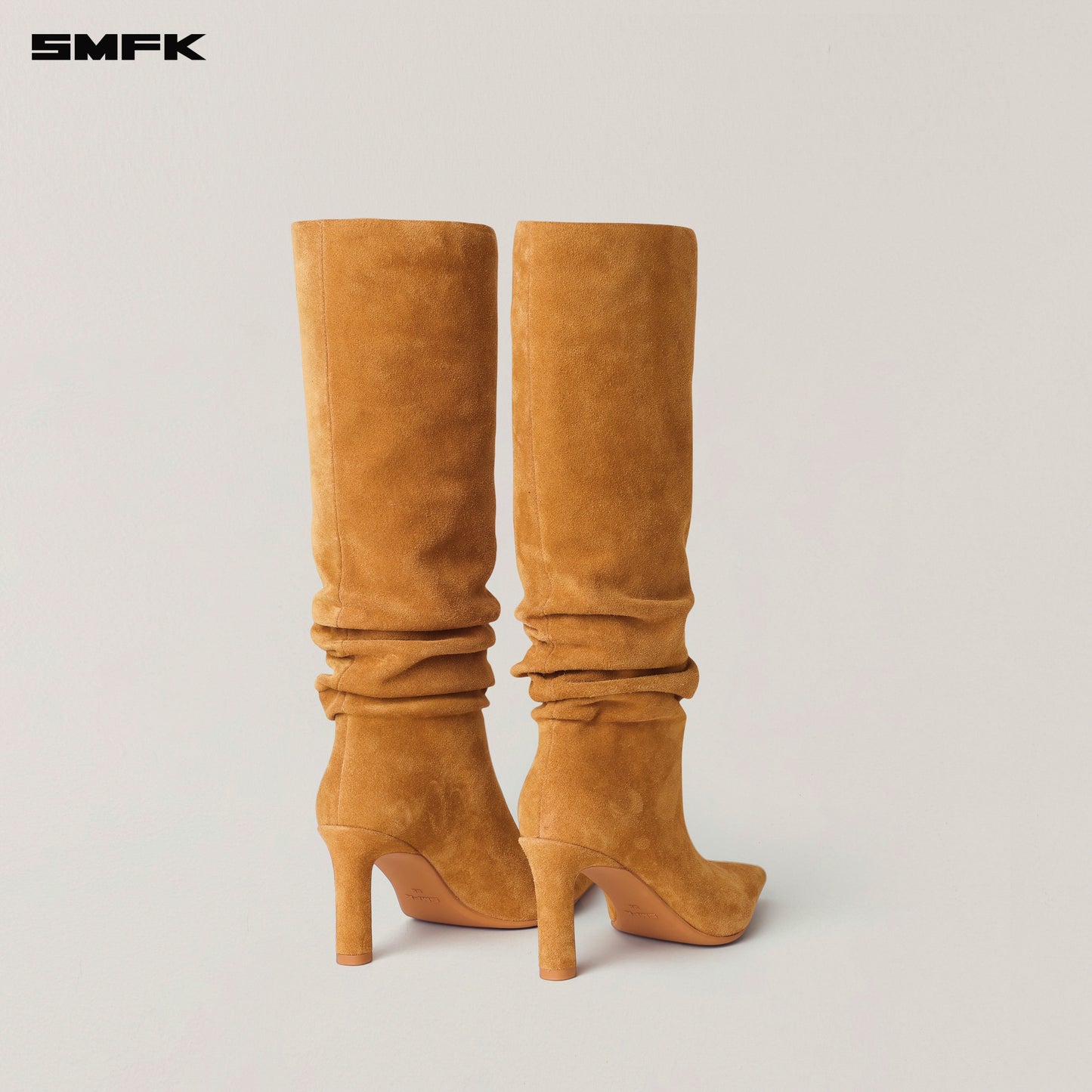 RAGE WILD HURRICANE Leather High-heel Boots Grassland Khaki