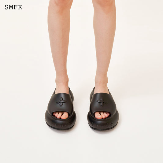 COMPASS WAVE Platform Bumper Sandal Wilderness Black