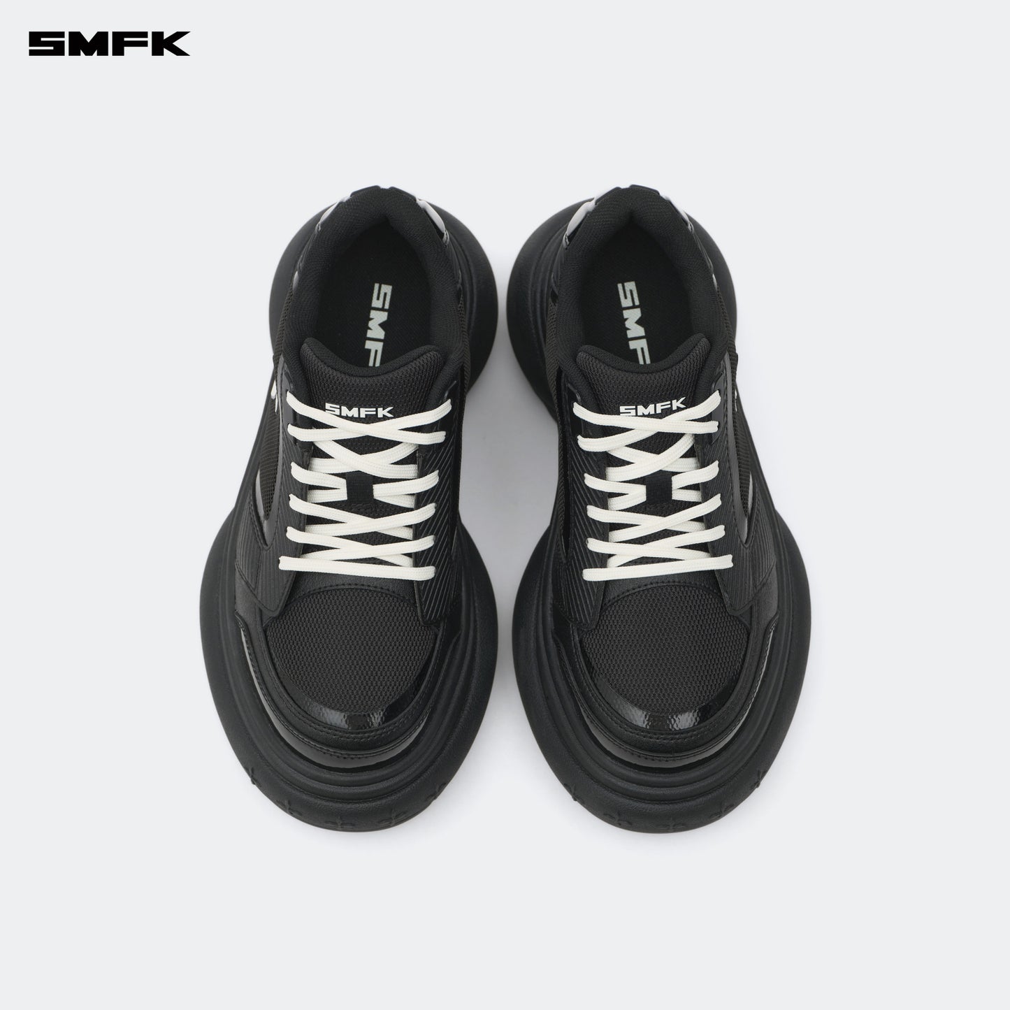 FUTURE RIPPLE High-heeled Sneakers Wilderness Black