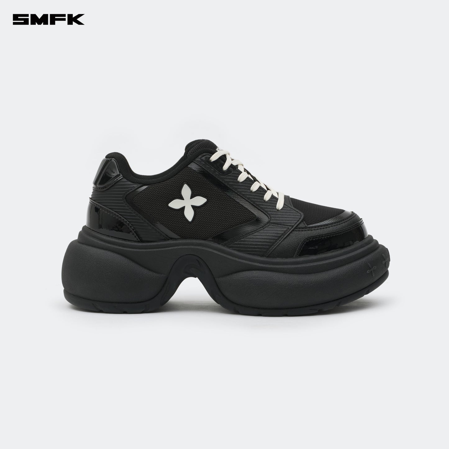 FUTURE RIPPLE High-heeled Sneakers Wilderness Black