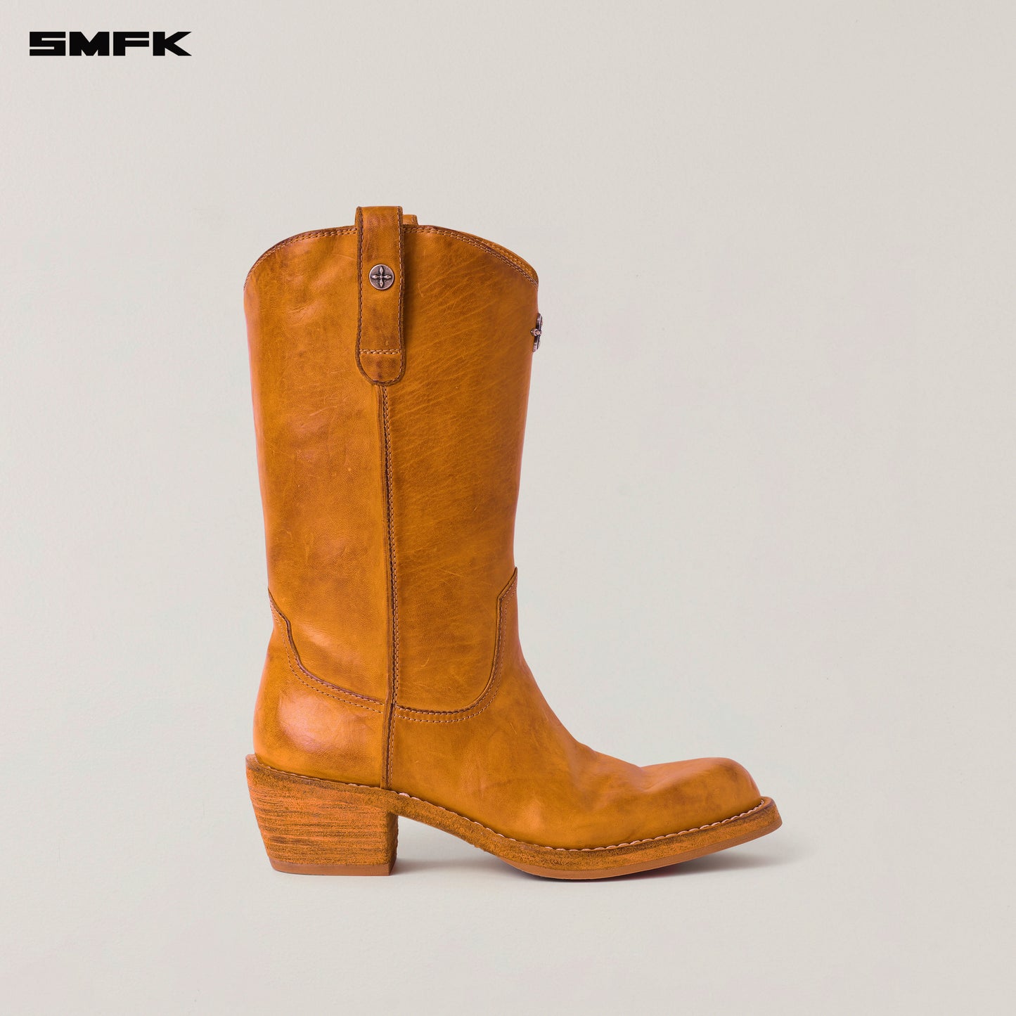 RAGE WILD ORIGIN GOODYEAR HORSE Leather Cowboy Boots Golden Sun
