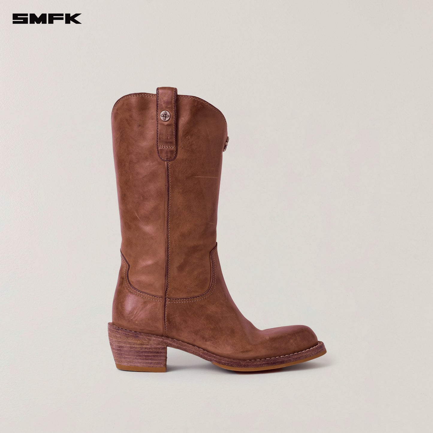RAGE WILD ORIGIN GOODYEAR HORSE Leather Cowboy Boots Wild Brown