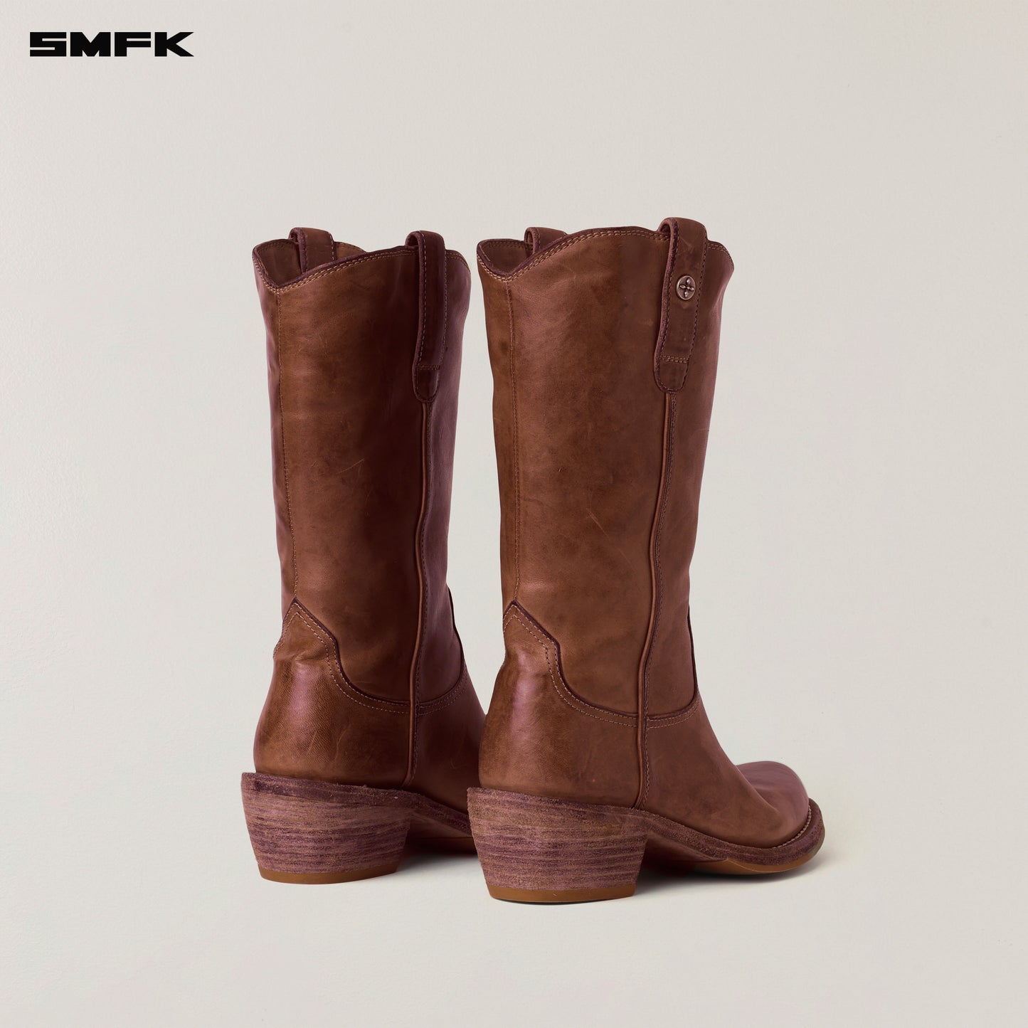 RAGE WILD ORIGIN GOODYEAR HORSE Leather Cowboy Boots Wild Brown