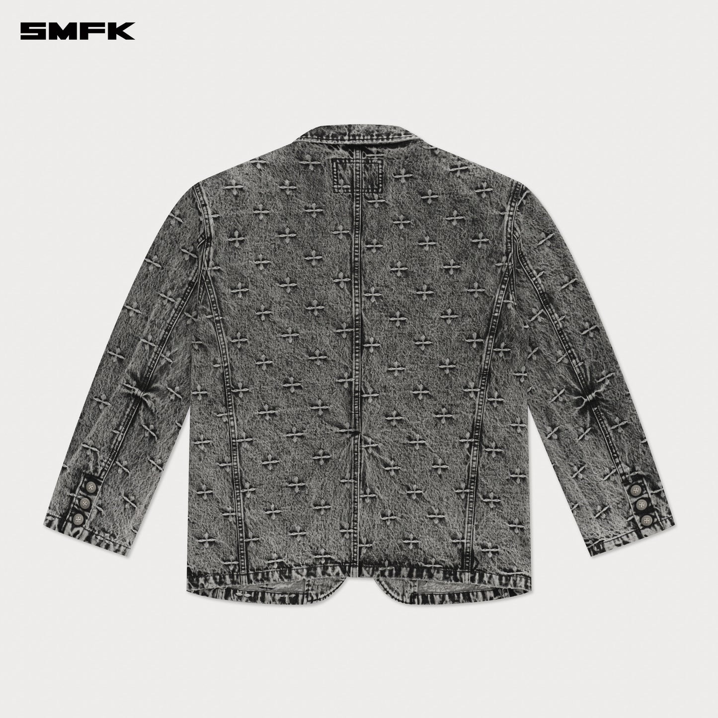 COMPASS STORM Garden Oversized Blazer Storm Garden (Gray)