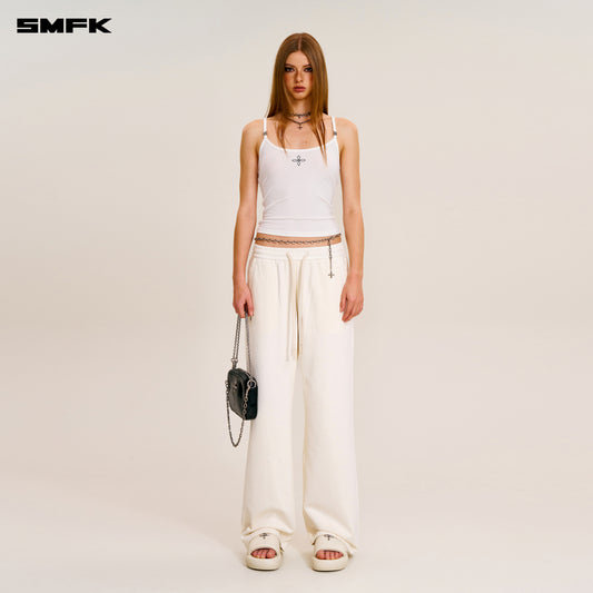 COMPASS STAMP ACETATE BODY CAMISOLE Alpine White